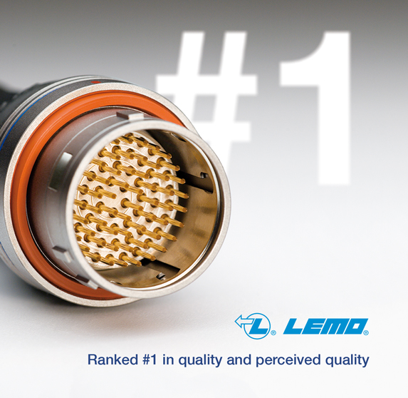 LEMO ranked number one in quality and perceived quality
